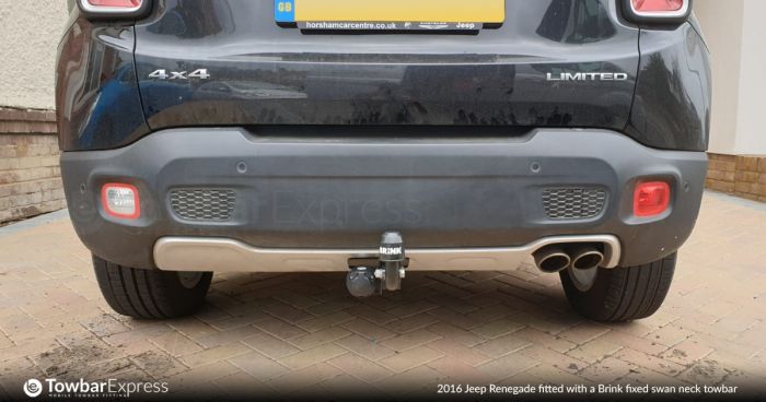JEEP RENEGADE FIXED SWAN NECK TOWBAR RENEGADE