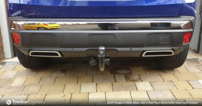 PEUGEOT 3008 DETACHABLE SWAN NECK TOWBAR 3008 HATCHBACK P84 NOT HYBRID