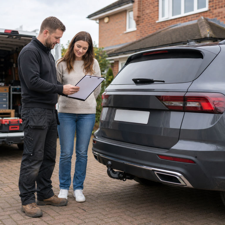 What are the most compatible towbar systems for electric vehicles in the UK?