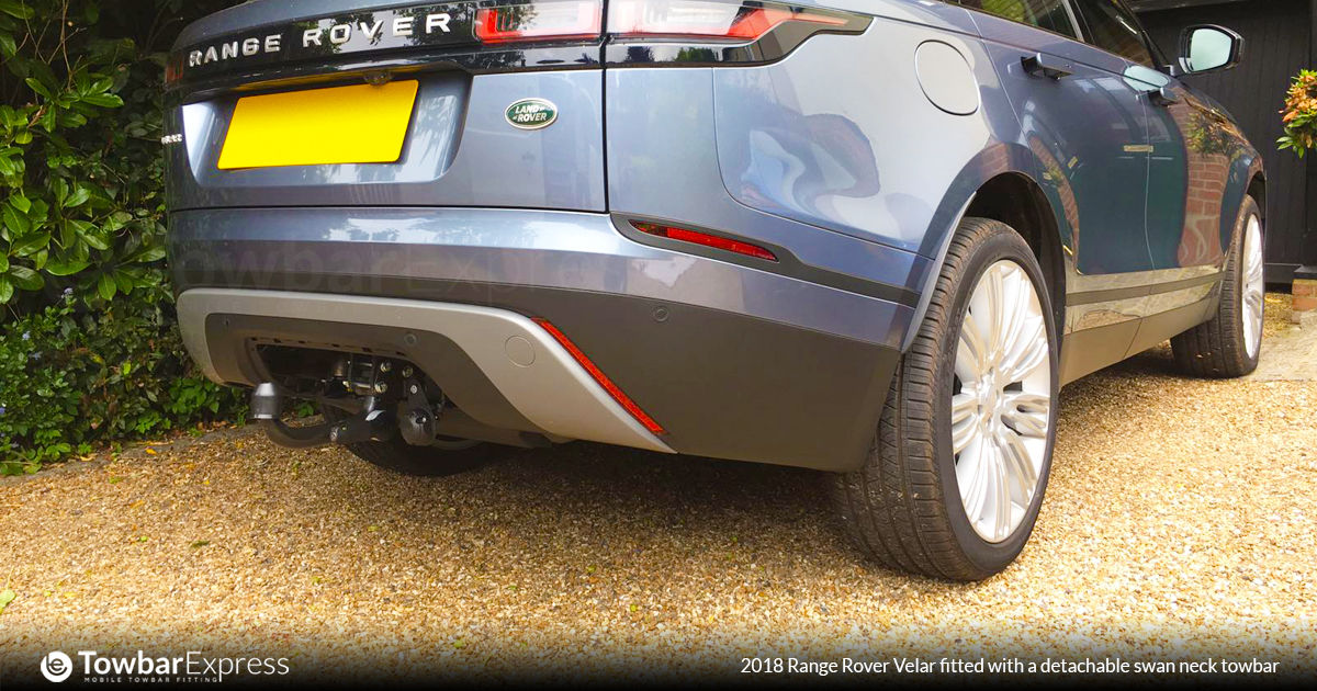 2018 Range Rover Velar detachable swan neck towbar