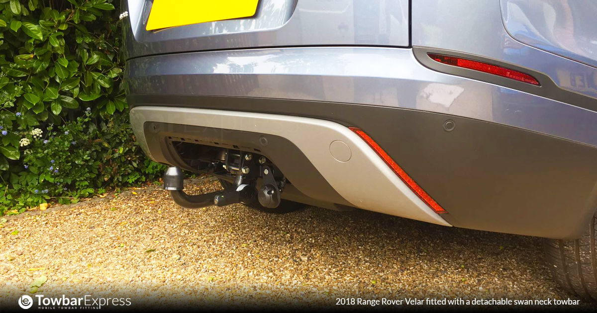 2018 Range Rover Velar detachable swan neck towbar
