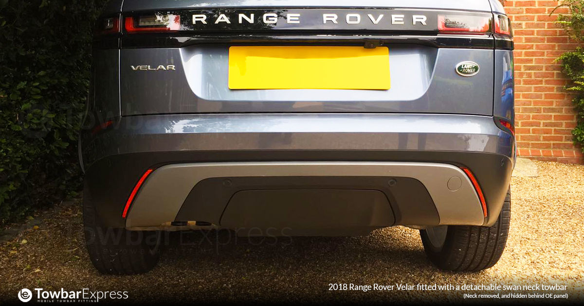 2018 Range Rover Velar detachable swan neck towbar