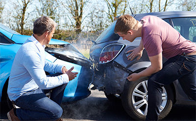 Rear End Car Crash