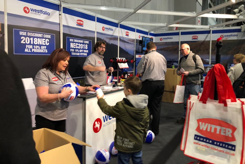 Witter Towbars at the Caravan, Camping and Motorhome Show 2018